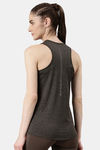 Enamor Snug Fitted Tank - Olive Mel Active Reflective — thumbnail 2